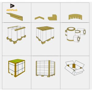 Buy cheap Pressure Resistance Pallet Cardboard Edge Protectors 1.5m Length product