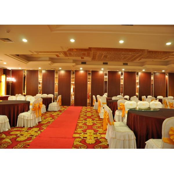 Stackable Acoustic Partitions , Folding Internal Doors , Restaurant Movable Partitions