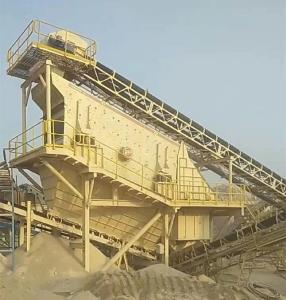 Buy cheap Linear Cement Metallurgy Circular 100TPH Vibrating Screen Sieve product