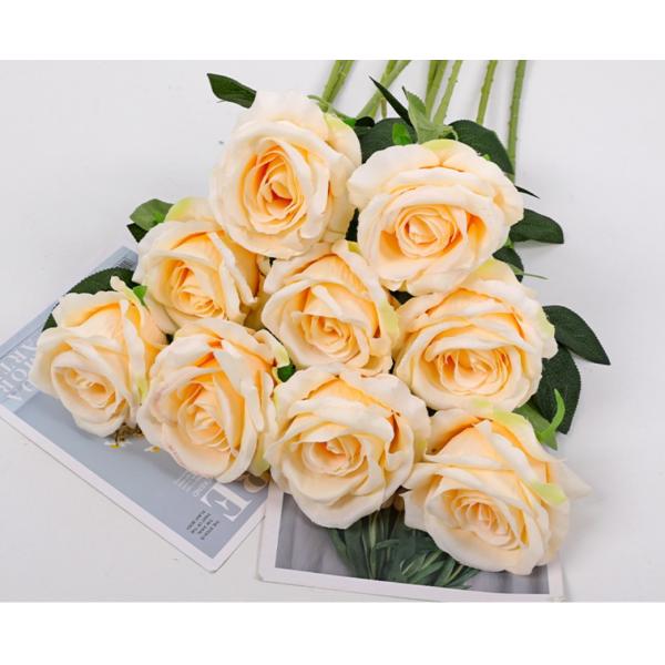 Single Head Artificial Rose Bundle 52cm Length High Simulation
