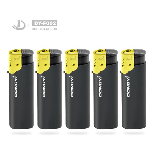 Plastic Thin Windproof Lighter ABS Customized Electronic Style