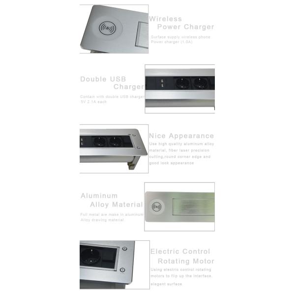 motorized desktop socket/pop up tabletop power socket