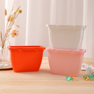 China SGS 400g 500g 600g Plastic Washing Powder Container Laundry Gel Pods Packaging Detergent Capsules on sale