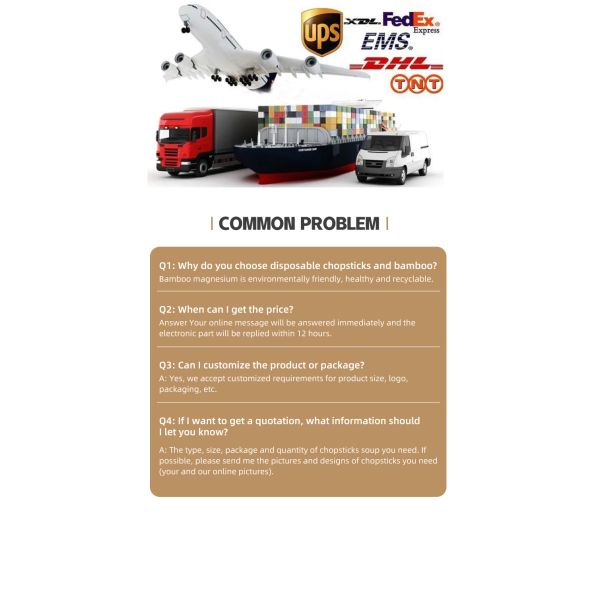 Flatware Type Chopsticks Eco-friendly Disposable Sushi Chopsticks Disposable Bamboo for Sushi