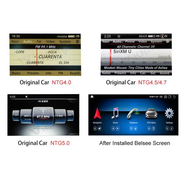 Touch Screen Android 10 Car Stereo For Mercedes Benz ML W166 GL X166