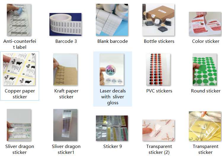 Gold Foil Vinyl Stickers Waterproof Custom Transparent Vinyl Labels For Packaging
