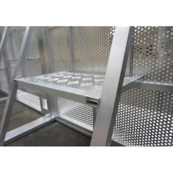Portable Foldable Aluminum Crowd Control Barrier For Concert Security