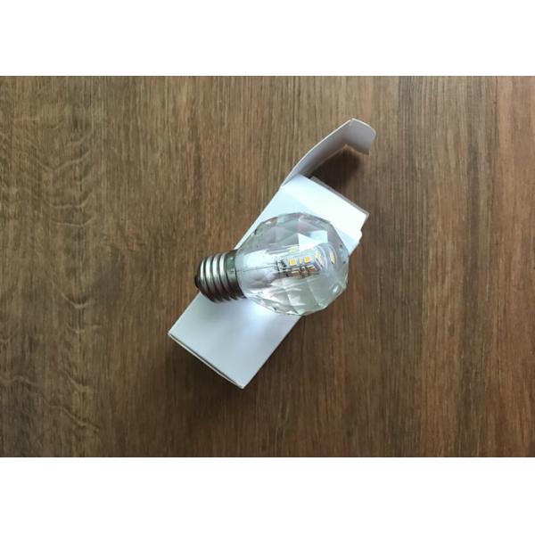 6000k 4.3w Crystal Led Candle 80ra 430lm Ip20 High Sensitivity With E27 Base