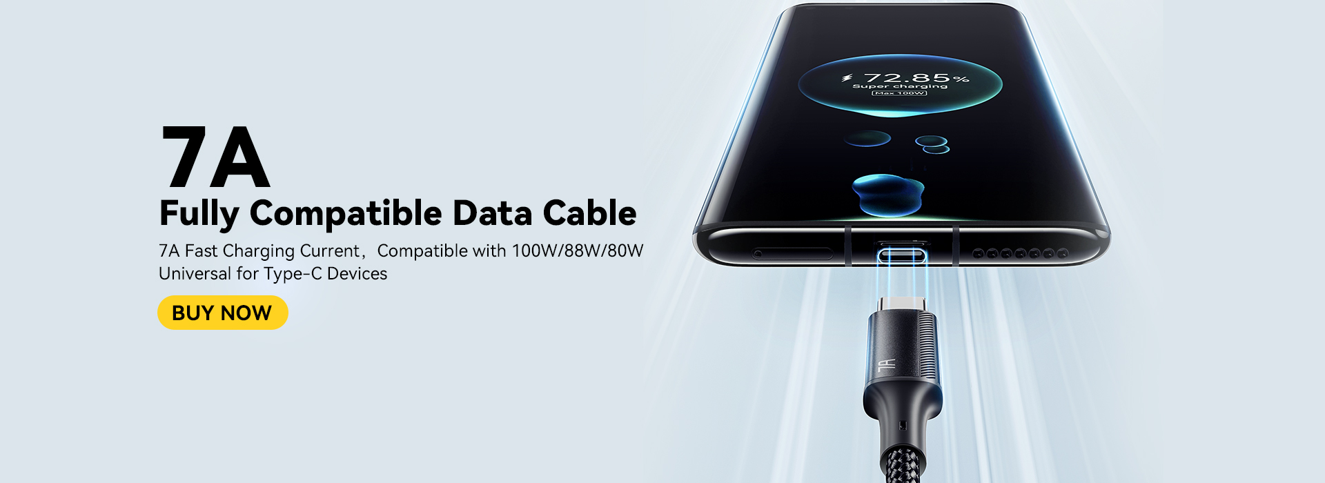 USB 2.0 Type C Charging Cable USB A To USB C 120W ES-X47