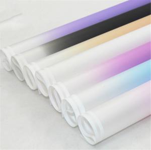 Buy cheap Waterproof OPP Gift Box Wrapping Paper Gradient Matting Flower Packaging Material 58*58cm product