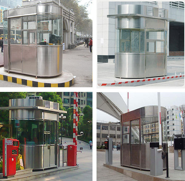 Environmental Luxury Sentry Box , Portable Security Guard Booths water proof