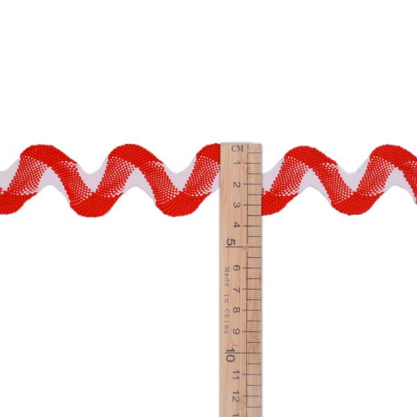 Customized 3.5cm Width Rick Rack Trim For Garment