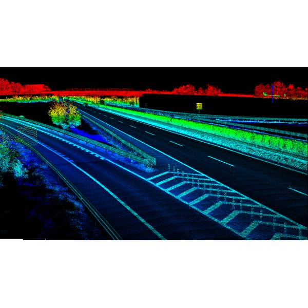 gCollector-M502 Road Information Collection LiDAR System In Urban 3D Application