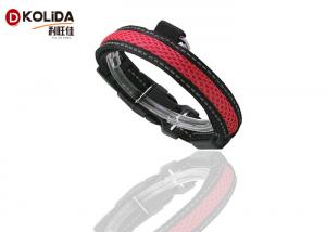 Buy cheap Nylon Airmesh Anti Lost Security Flashing LED Dog Collar Necklace For Pet product