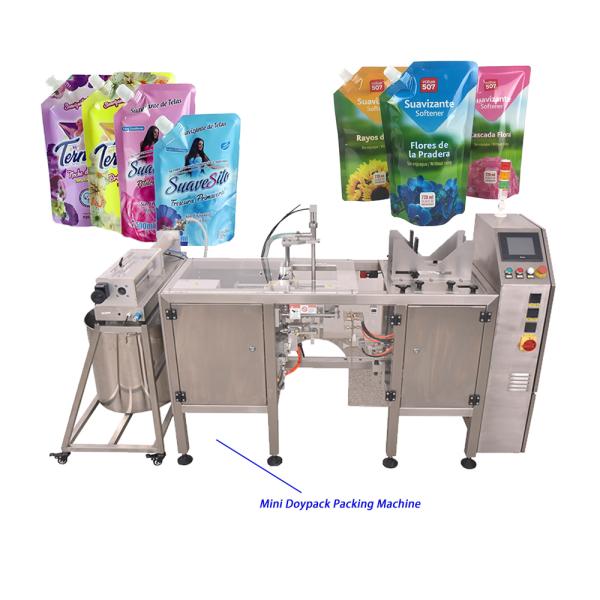 Liquid Detergent Filling Machine Laundry Detergent Spout Pouches Packaging Machine