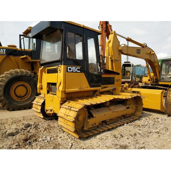 Cat D5C Used Bulldozer Tracks No Leaks 105 HP 78kW For Land Clearing Projects