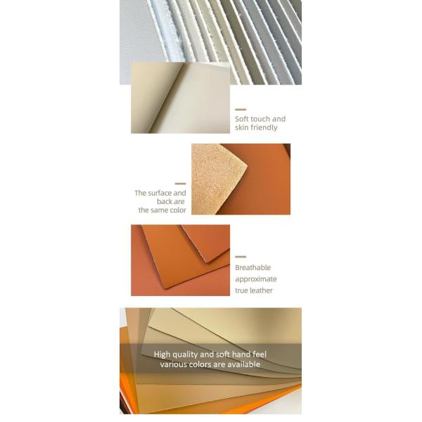 Breathable Microfiber Synthetic Leather Realistic Feel Easy Maintenance