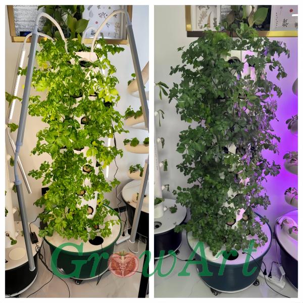 Aeroponic Tower 49 Pots Vertical Farm Indoor Garden Hydroponic Growing System