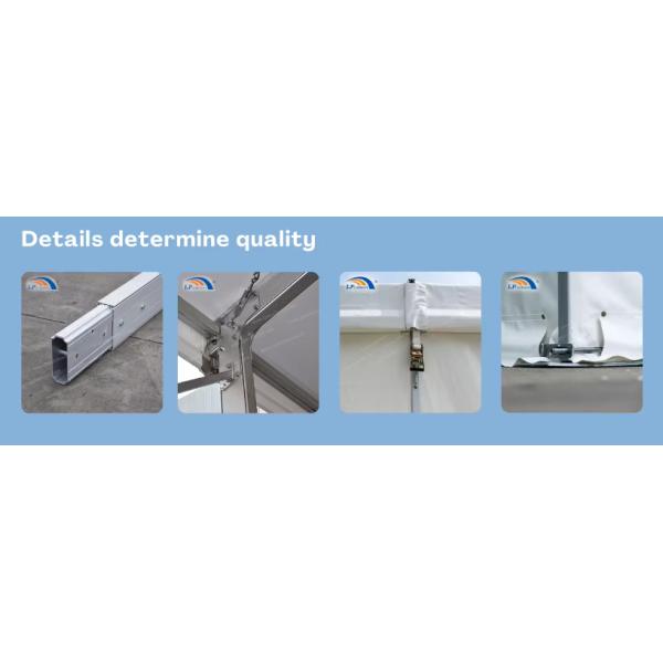 Customized Size Aluminum Stretch Foldable Waterproof Marquee Tent For Outdoor Events