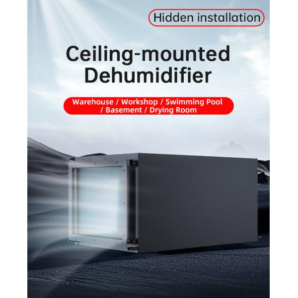 Industrial ceiling-mounted dehumidifier, durable, specially designed for greenhouses and factories