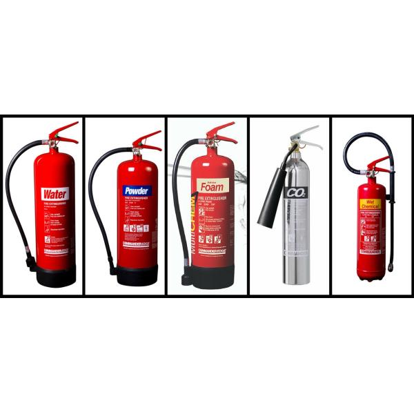 Durable Carbon Dioxide Fire Extinguisher 2 Kg - 7 Kg Empty Fire Extinguisher