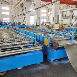 Buy cheap 3phase Double Layer Roof Sheet Roll Forming Machine 5000kg product