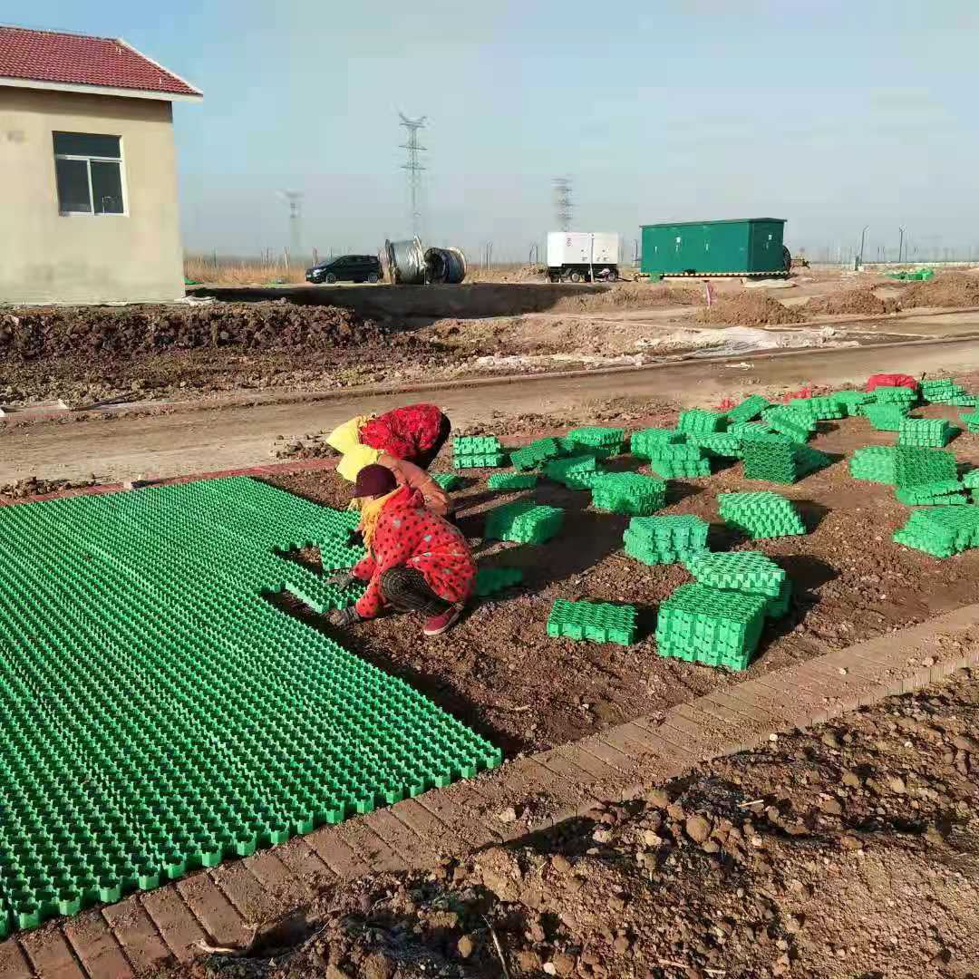 38mm 48mm 68mm HDPE Plastic Grass Paver Gravel Stabilizer Grid for Distribute Loading