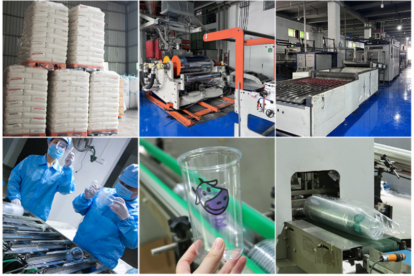 90mm PET Coffee Cup With Lid Custom Logo Thermoforming Service