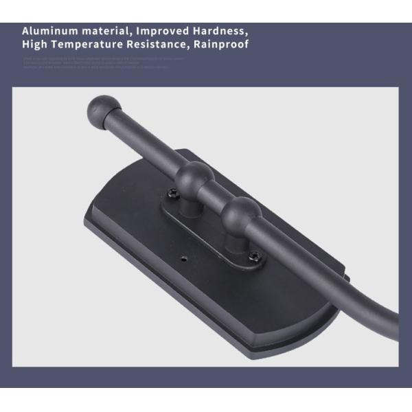 4.5W 3000K Outdoor Solar Landscape Lights , 23x31cm Outdoor LED Solar Wall Lights