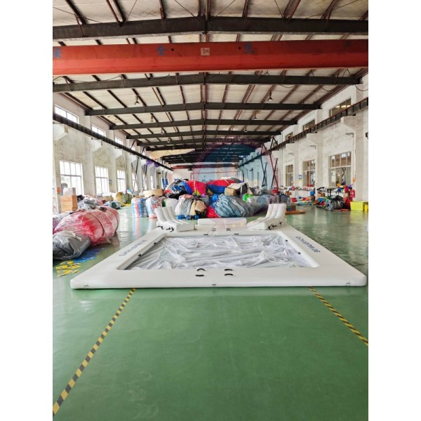 China Factory Great Calue Durable Inflatable Net Swimming Pool With Seat Custom PVC Sun Resistant Inflatable Family Pool