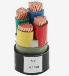 Buy cheap Copper PVC Armored Cable , Insulated Black Power Cable Insulation product