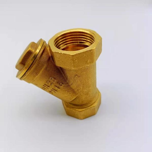 Water Meter Front Y Brass Filter Heat Pump Air Conditioning Filter HVAC Heating