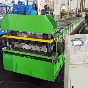 3phase Double Layer Roof Sheet Roll Forming Machine 5000kg