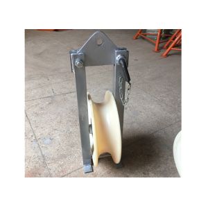 Single Nylon Sheave Stringing Wire Rope Pulley Blocks