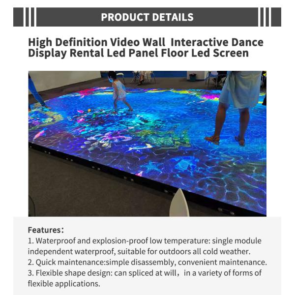 P3.91 P4.81 P6.25 Dance Floor LED Screen Video Wall For Eye Catching Advertising