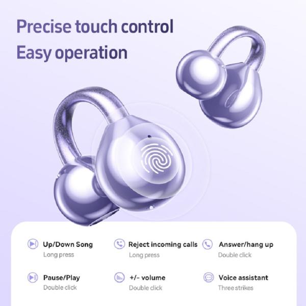 Bluetooth 5.4 A2DP/AVRCP/HFP Support Titanium Diaphragm Speaker 4g Per Ear Waterproof Sweatproof For Business People Gamers
