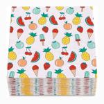 CMYK Pantone Printing Logo Paper Napkins , Compostable Tissue Napkin Serviette