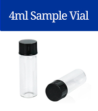 1 dram glass vials with caps