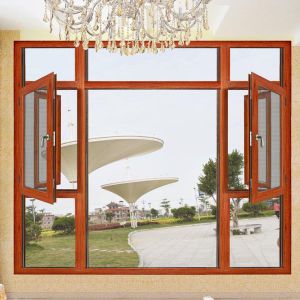 Buy cheap Burglar Proof Glazed Double Glass Aluminium Windows Tempered product