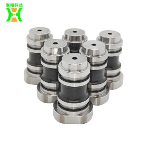 Parallelism 0.01mm Injection Molding Threaded Inserts Black Coating