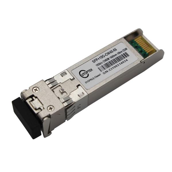 10G CWDM SFP+ 20km 1270nm~1610nm hot pluggable sfp for CWDM MUX-DEMUX using generic sfp module