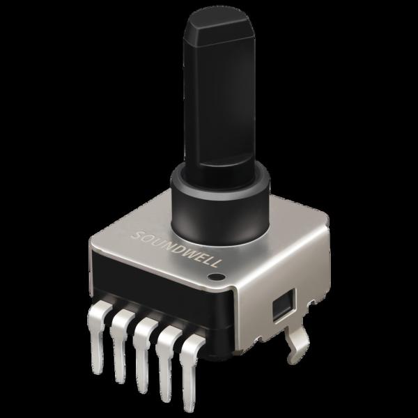 ISO9001 Coded Rotary Switch , 16mm ES16 Absolute Rotary Encoder