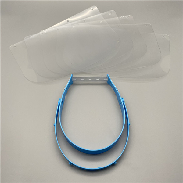 Buy cheap CE Certificate Clear Transparent Anti Fog Face Shield Adjustable Elastic product