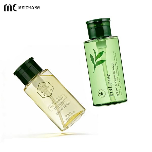 Built-in Pump Makeup Remover Bottle - Leak-Proof and Customizable Plastic Pump Bottle for Cosmetics