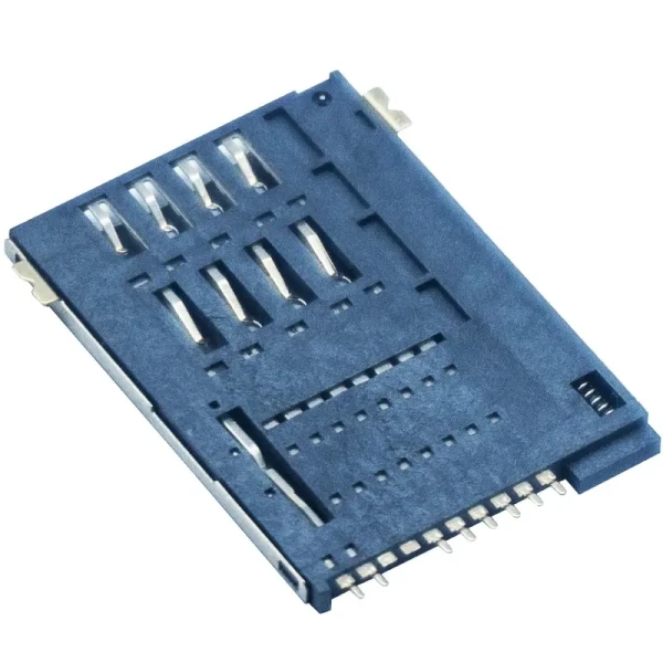 6+2 Pin Sim Card Slot Adapt For Iphone Push Push Type Without Column Connector