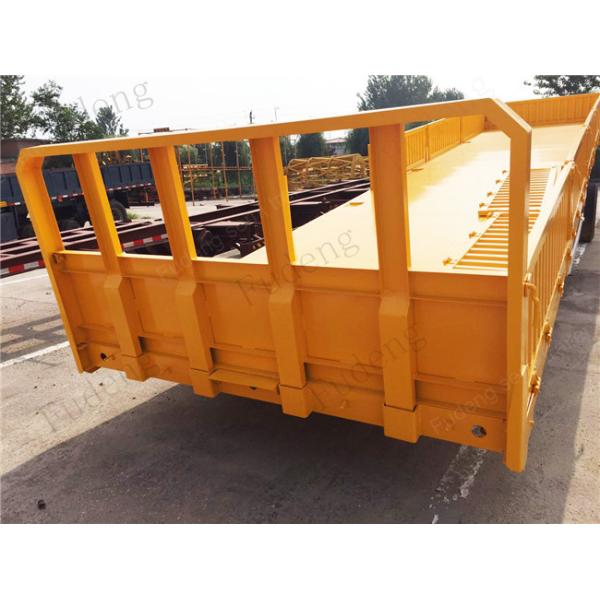 Multi Function Side Wall Semi Trailer , Fence Semi Cargo Trailer with Fuwa axle