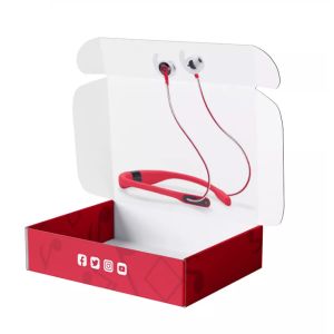 Paperboard Electronics Packing Boxes Recycled Earphone Box Packaging FSC