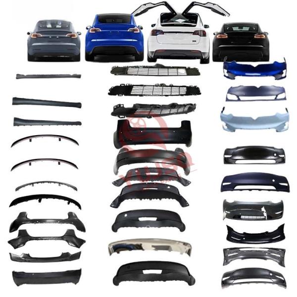 Tesla Model 3/Y/X/S Front Bumper Lip 2015-2023 with 1-Year Warranty