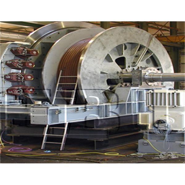 Stainless Steel 25T Tower Crane Winch Grooved Drum For Lifting