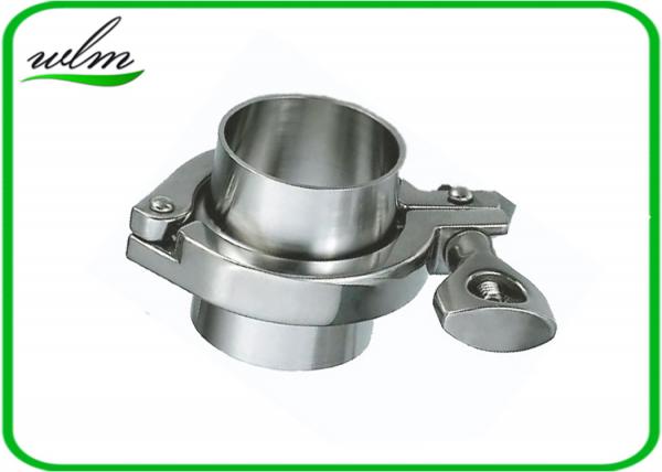 Quality ISO 2852 Sanitary Stainless Steel Tri Clamp Fittings , Clamp Pipe Couplings For Food Industry for sale